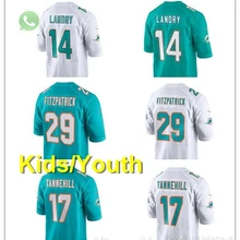 А+++ качественные детские Молодежные джарвисы Лэндри 14 Minkah Fitzpatrick 29 ryan tannehilt 17 jersey