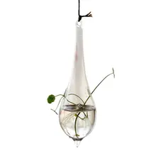 Креативная подвесная прозрачная стеклянная ваза, гидропонная маленькая подвесная бутылка, для дома, садоводства, украшения дома, набор бутылок для растений