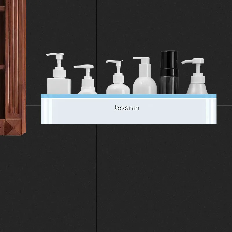 Blue no towel bar Пробивка ванная комната вешалка настенная ручная Чистка туалета туалетное полотенце настенный ящик для хранения артефакт LB905111 - Цвет: Blue no towel bar