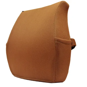 

Ergonomic Design Back Cushion for Chair Mesh Fabric Memory Foam Multiple Colour Cushion Pocket Design Christmas Gift Pillow