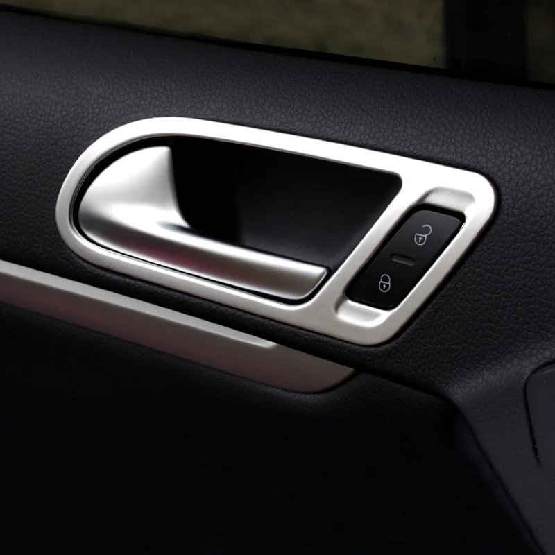 Lsrtw2017 для Volkswagen Vw Tiguan автомобильная дверная ручка рамка отделка интерьера аксессуары Хром 2010