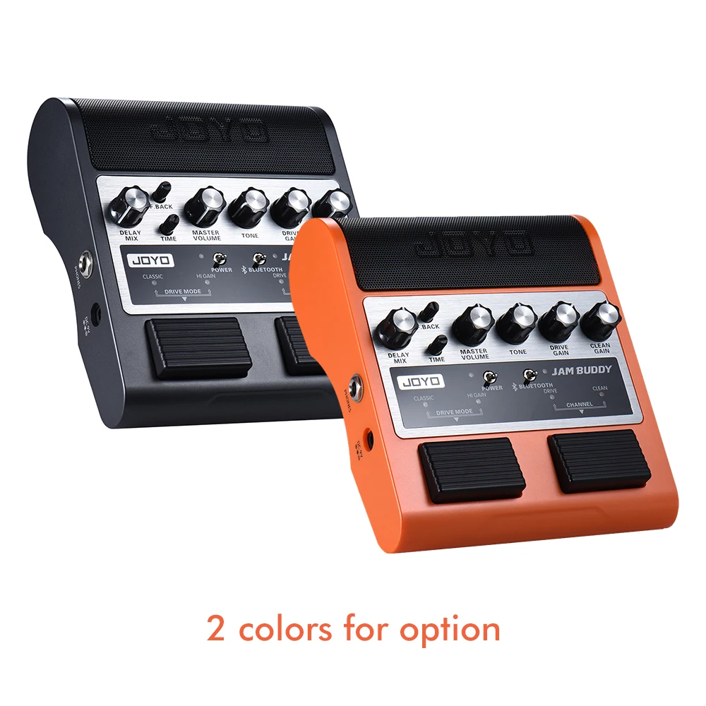 JOYO JAM BUDDY портативный Перезаряжаемый Bluetooth 4,0 двухканальный 2*4 Вт Педальный гитарный усилитель динамик с задержкой
