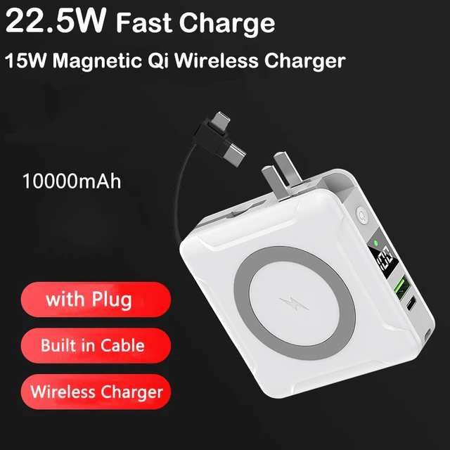 Nuevo cargador inalámbrico magnético 15W Power Bank 2021 para MagSafe  batería para teléfonos móviles para iPhone 12 Xiaomi Samsung 10000mAh -  China Bancos de energía y Bancos de energía y Estación de energía precio