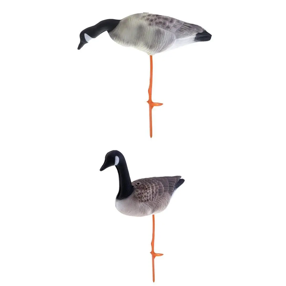 2pcs Foldable 3D Lifelike Full Body Goose Hunting Shooting Decoys Goose Decoy Hunting Bait Garden Lawn Decors Ornaments