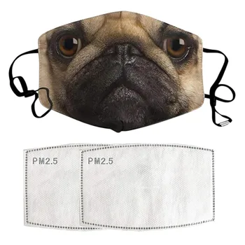 

Mascarilla 3d Creative Funny Print Mask With Carbon Filter Washable Reusable Cotton Face Mask Adjustable Earloops Mask Masque