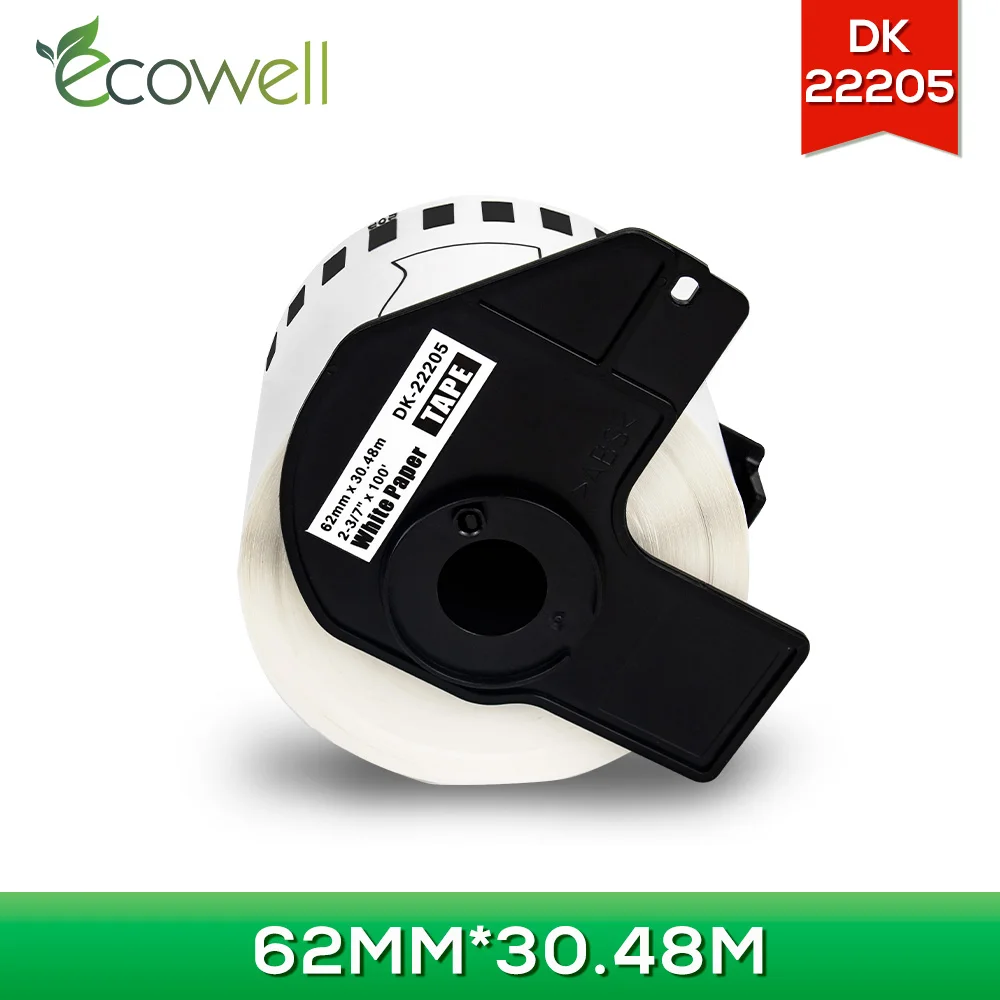Этикетка Ecowell 62 мм * 30 48 м совместимая с фотографиями родителя|Ленты для принтеров|