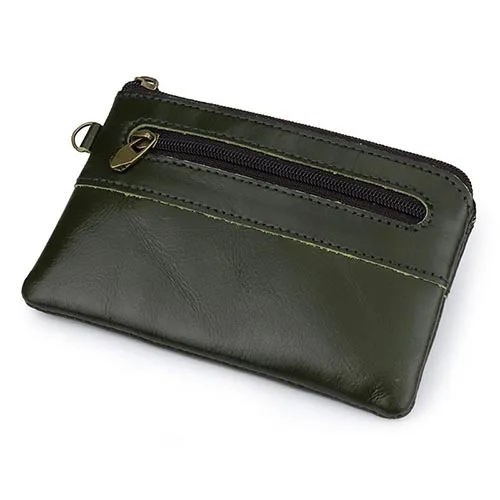 Navy-green COMFORSKIN, Новое поступление, мужской кошелек из натуральной кожи, мини кошелек с держателем для ключей, высокое качество, Воловья кожа, отделение для монет - Цвет: Navy-green