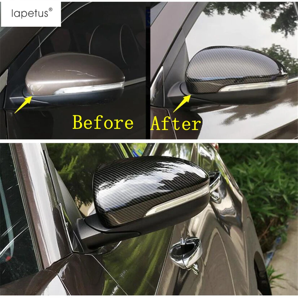 Аксессуары Lapetus подходят для Hyundai Tucson 2016 - 2020 ABS внешнее зеркало заднего вида