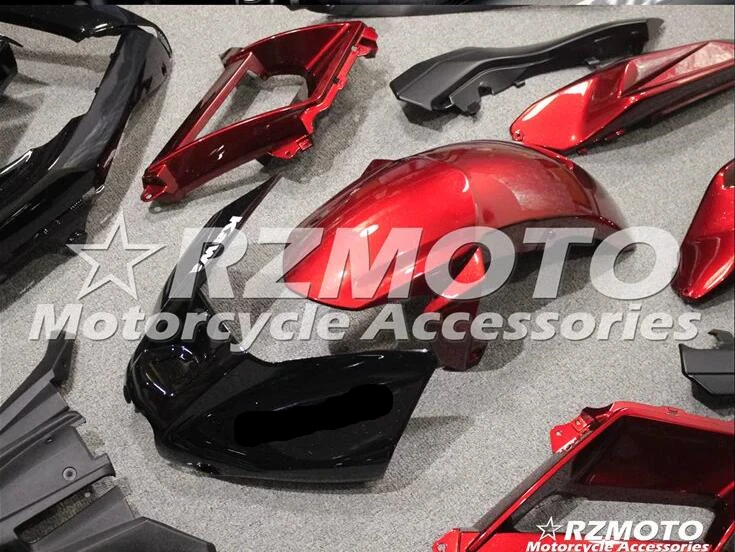 Мотоциклетный обтекатель abs комплект для Kawasaki Ninja 650 ER6F 2012- корпусные детали плесень черный redStore № 0053