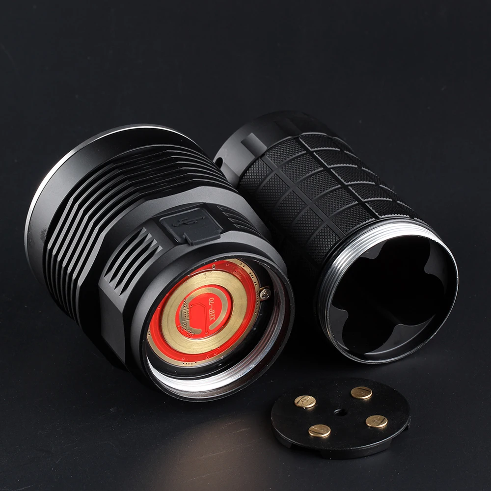 Светодиодный фонарь Convoy 4X18A с CREE XHP70.2 светодиодный регулировкой температуры