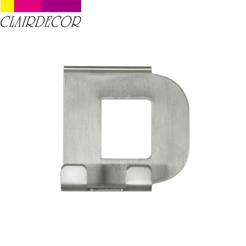 Stainless Steel D Многофункциональные Крючки из нержавеющей стали для кухонного шкафа, одежды, бытовая вешалка для хранения полотенец для ванной комнаты, дверные Крючки для полотенец - Цвет: Stainless Steel D