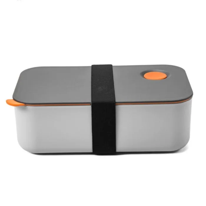 Ланч-бокс 1000 мл с 2 съемными отсеками экологичный BPA Бесплатный Bento box