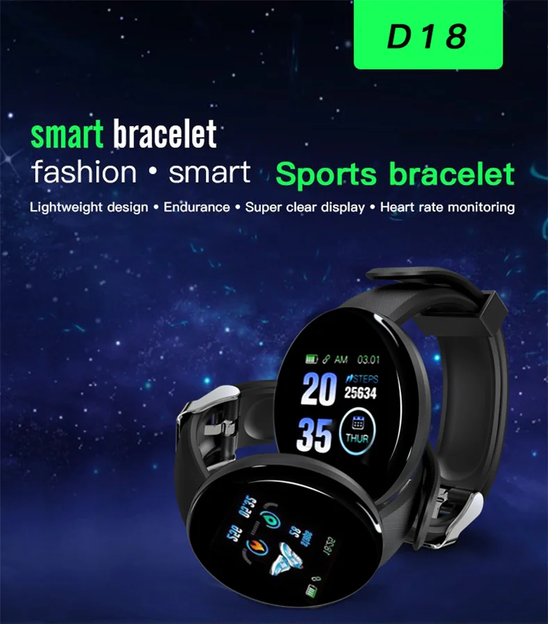 Smart Watch Men Bluetooth Blood Pressure Round Smartwatch Women Watch Waterproof Sport Tracker WhatsApp for Android Ios