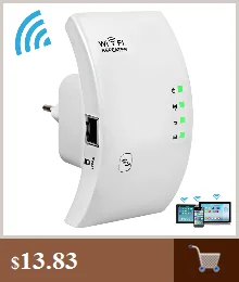 Wireless WiFi Repeater WiFi Extender 300Mbps Router WiFi Signal Amplifier Wi Fi Booster Long Range Wi-Fi Repeater Access Point