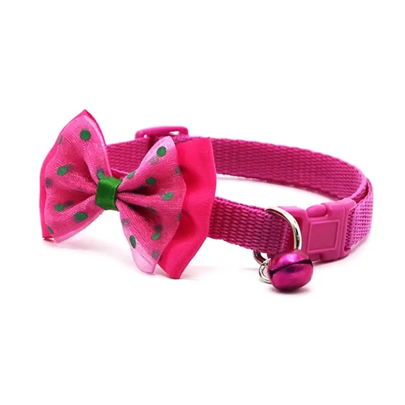 

1pc Hot Sale Adjustable Cat Dog Collar Holiday Cats Dog Bow Tie Pet Neck Strap Cat Dog Grooming Accessories Puppy Cat Necklace