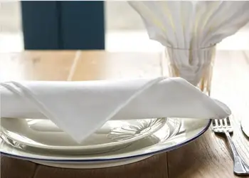 

50cm*50cm white cotton napkin 100pcs ship to Sweden