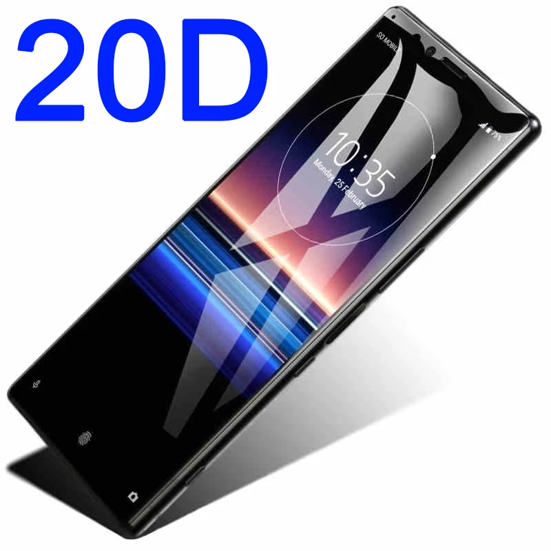 Закаленное стекло 20D для Sony Xperia 10 Plus защита экрана защитное на 1 II plus Xperia10 Xperia1