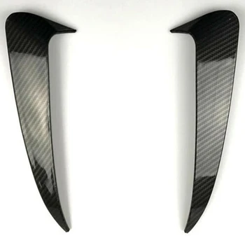 

Exterior Carbon Fiber Protective Car Decoration Trims Rear Bumper Spoiler Wings Black Easy Install For Benz C Class W205