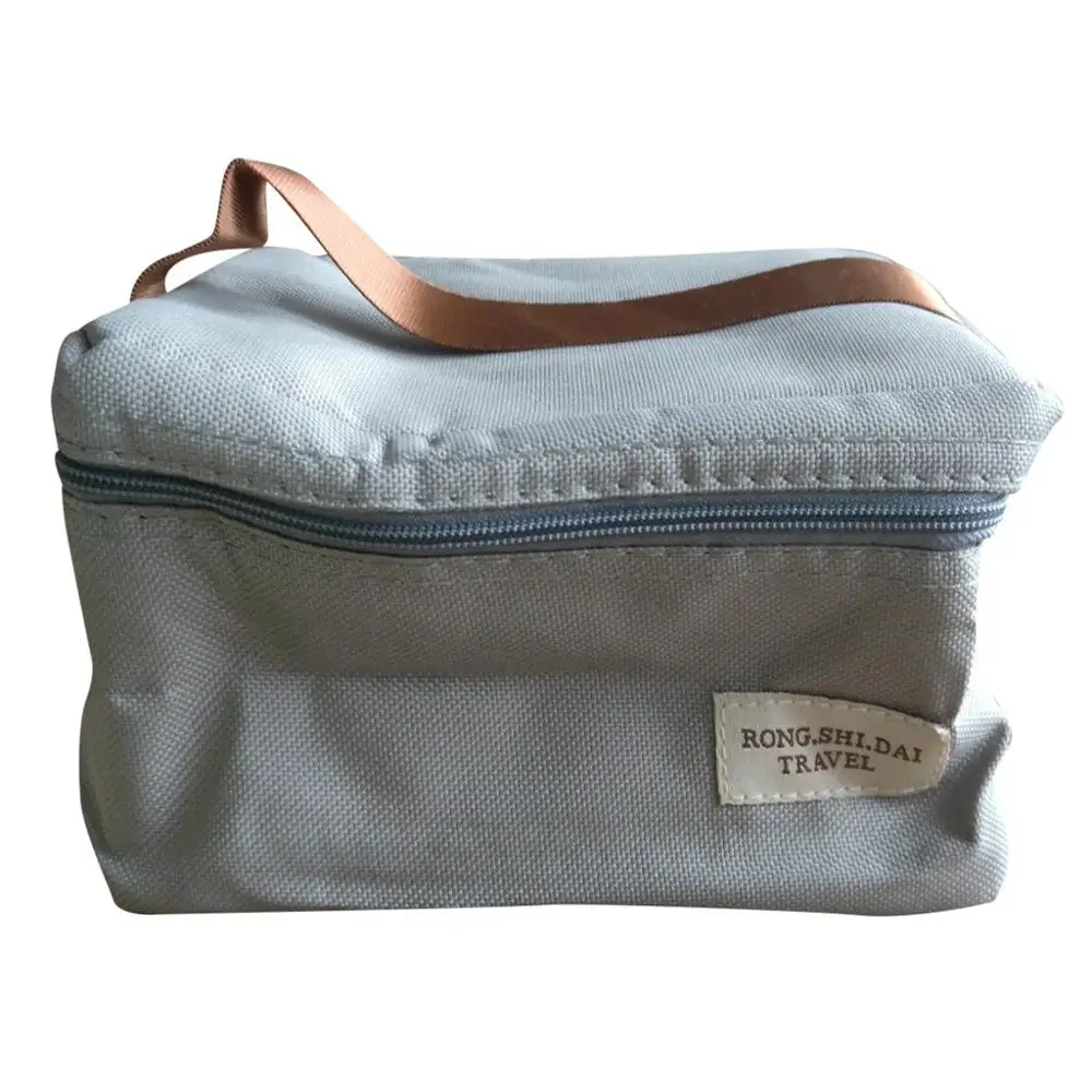 Переносная сумка для обеда, сумка для пикника, водонепроницаемая, практичная, переносная, сумка для хранения еды, хорошая производительность, сумка для обеда - Цвет: Gray