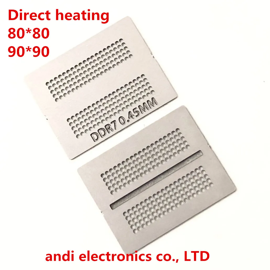 Трафарет с прямым нагревом 80*80 90*90 GDDR5X D9VRL D9VRK D9TXS D9V D9T 190FBGA BGA | Электроника