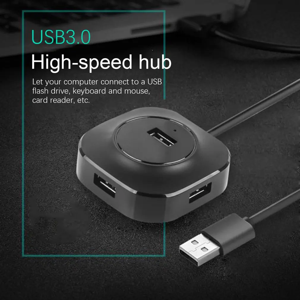 Круглая форма USB C концентратор USB 3,0 концентратор разветвитель несколько USB Hab type C концентратор 2,0 мульти Hab расширитель 4 порта концентратор