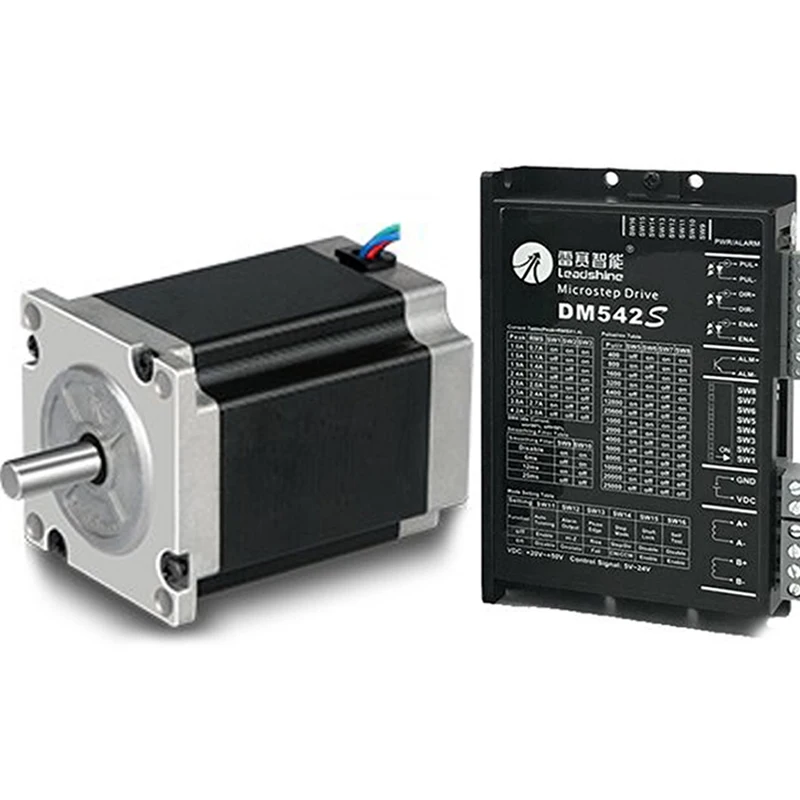 Leadshine 60 двухфазный шаговый двигатель 60HS30A 4.0A 3N. M+ DM542S шаговый привод 48VDC 4.2A