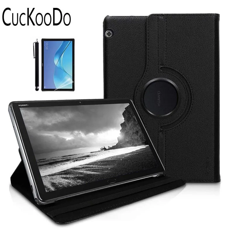 For Huawei MediaPad T5 10 360 Degree Rotating Magnetic Smart PU Leather Protective Case 10-inch Tablet | Компьютеры и офис
