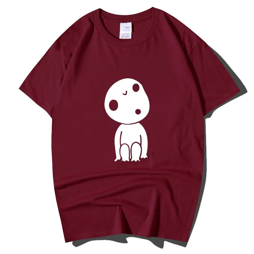 Футболка Totoro Kodama Inspired с надписью «Мой сосед Тоторо студия Ghibli Hayao Аниме Миядзаки», японская футболка
