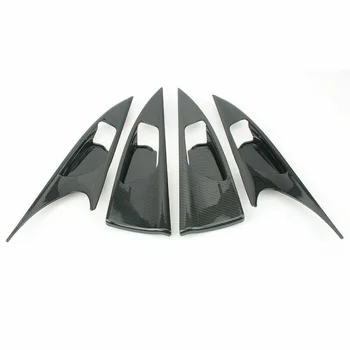 

Carbon Fiber Style Door Handle trim Inner Bowl Cover Accessories 4pcs Set