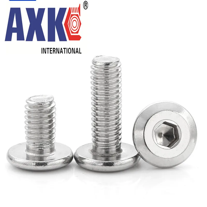 Preise M5 M6 M8 Großen Flachen kopf Fallen rand inverted side Allen inneren hexagon bolzen Möbel schräge hex Schraube 8mm 35mm Länge
