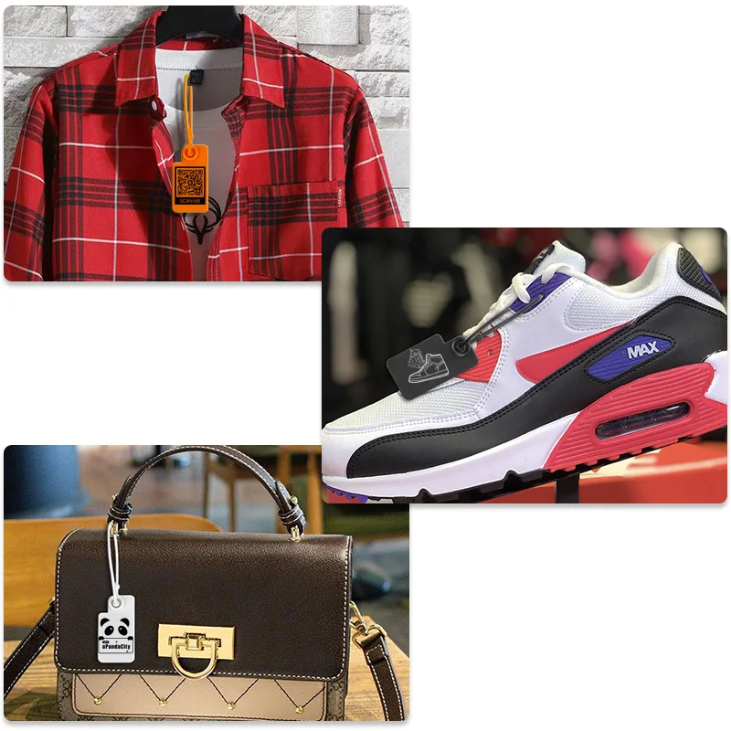 100 шт. Пользовательский логотип ценник пластиковый одноразовый