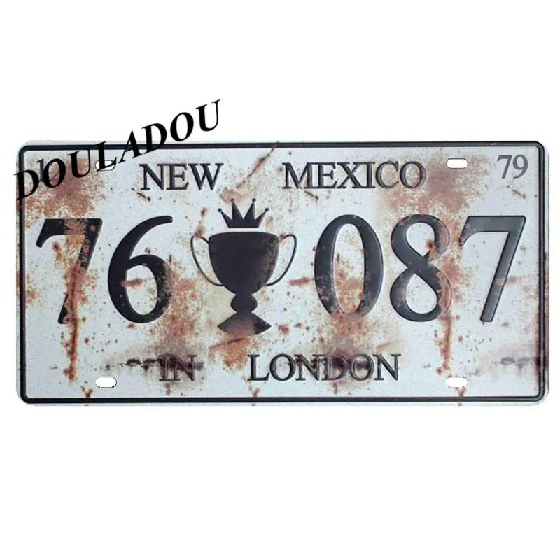 [Douladou] новая Мехико 76087 металлическая вывеска Декор Бар Клуб Route66 вывеска настенная жестяная вывеска винтажная табличка 30*15 см