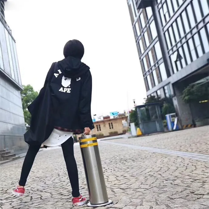 Осенняя и зимняя Европейская и американская Классическая Водонепроницаемая тренерская куртка с капюшоном, кардиган для пары мужчин и женщин, Повседневная C
