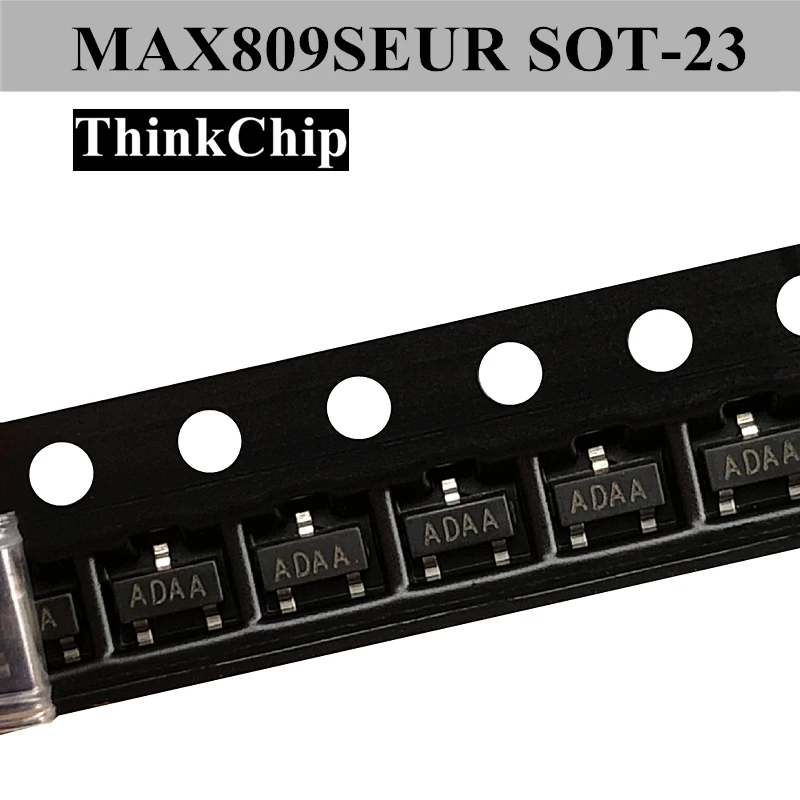 

(20 pcs) MAX809SEUR MAX809 SOT-23 SMD MCU Monitor IC (Marking ADAA)