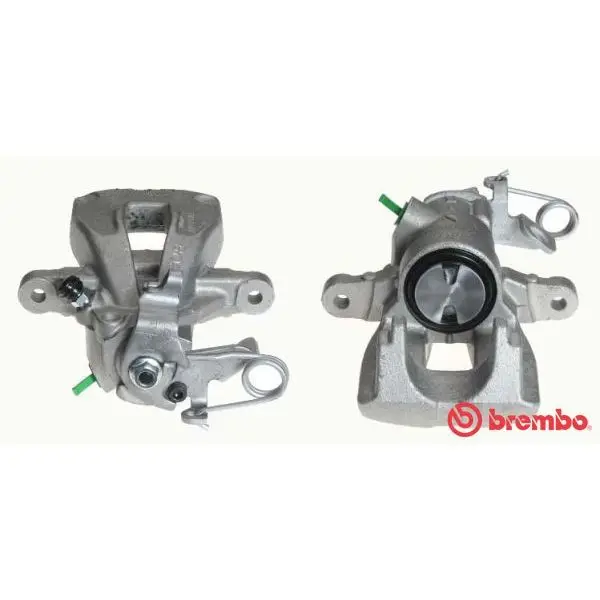 Суппорт тормозной PEUGEOT 207(прим.BOSCH) 06- зад.прав. BREMBO