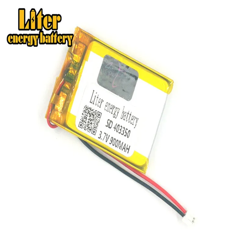 

plug 1.5-2P 403350 403550 3.7V 900mah high quality rechargeable lithium-ion battery for MP3 MP4 MP5 small toys Bluetooth stereo
