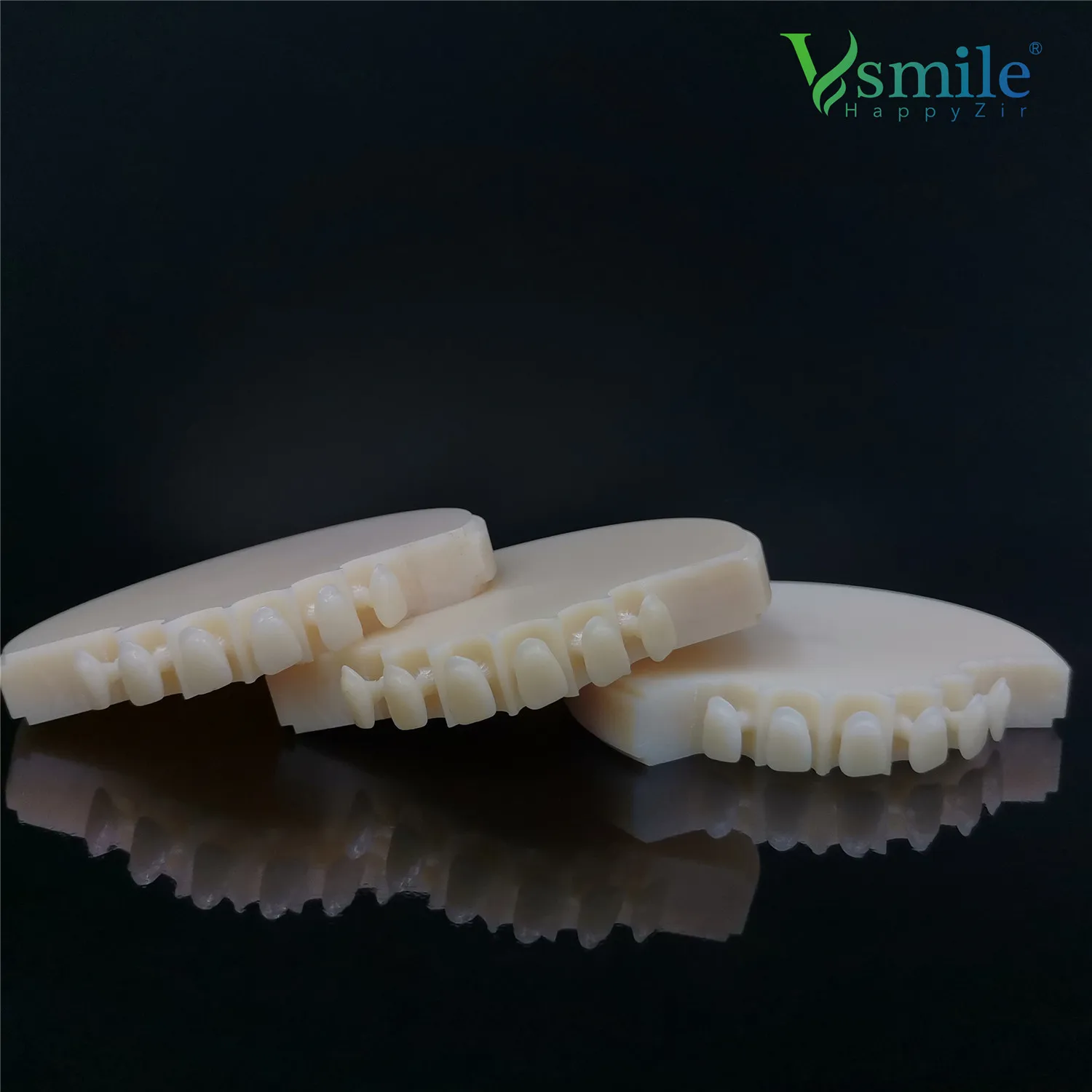 Monolayer PMMA Dental Prosthesis Disc 98mm Cad Cam Materials Vita 16 Shades For Temporary Bridge Crown Implant Denture Base