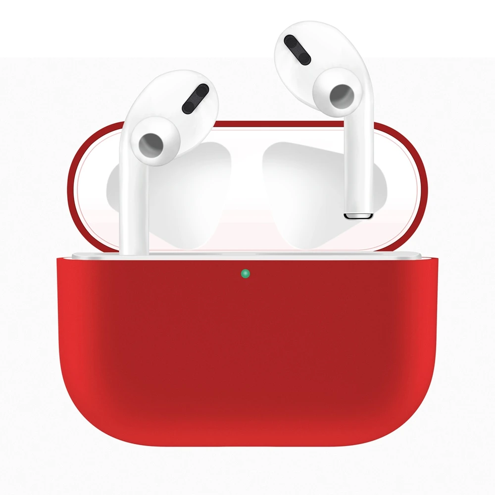 Силиконовый чехол для Apple New AirPods Pro защитный чехол Bluetooth беспроводной TWS покрытие для наушников для Air Pods Pro Аксессуары - Цвет: 01