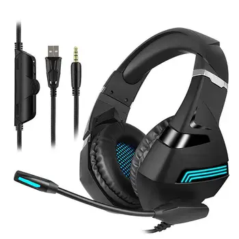 

Stereo Wired Gaming Headphones for PS4 PC Xbox One Controller Noise Cancelling Headset with Mic for Laptop Nintend Switch Game