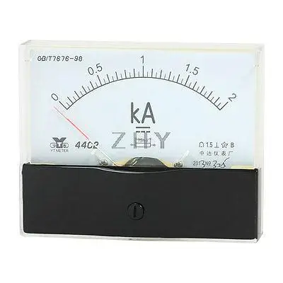 

Measurement Tool Analog Panel Ammeter Gauge DC 0 - 2KA Measuring Range