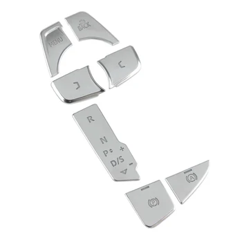 

For A5 A4 B9 2017 2018 Abs Chrome Gear Shift Panel Cover Decoration Trim Interior Auto Accessories