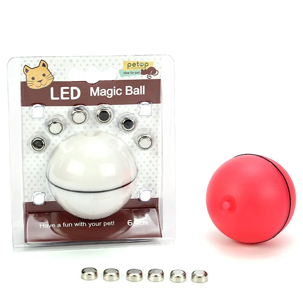 Led Flash Rolling Ball Funny Cat Toy Interactive Laser Cat Toy Automatic Funny Cat Ball Professional Fashion