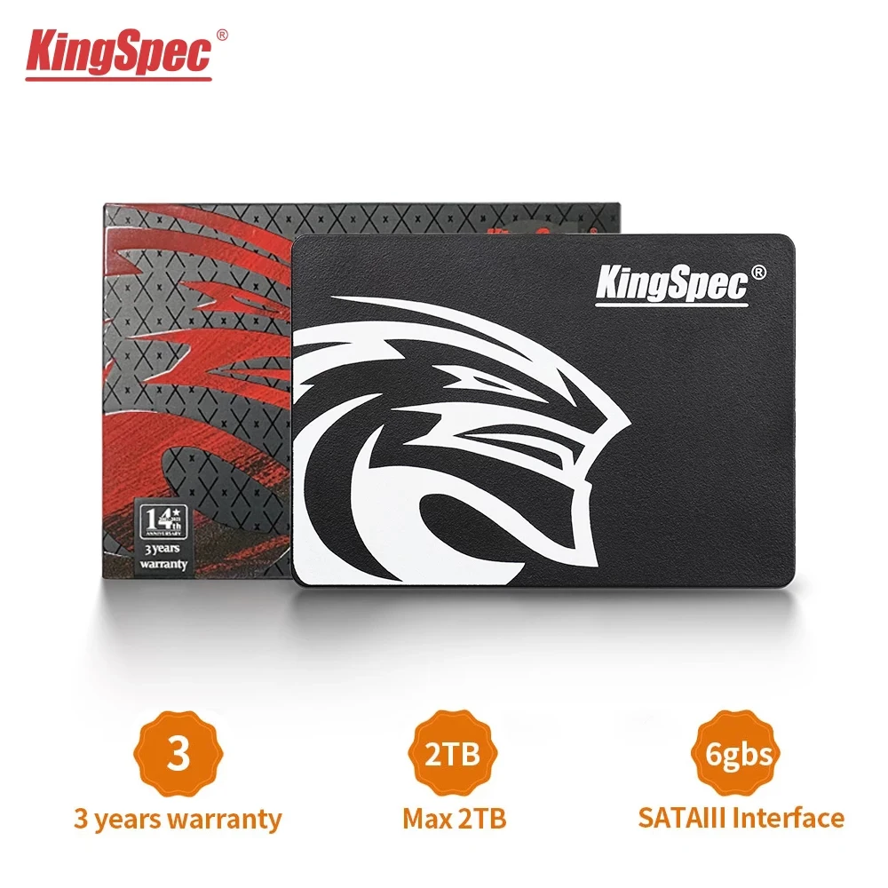 SSD Drive HDD 2.5'' Hard Disk 120GB 240GB 1TB 128GB 256GB HD SATA Internal For Laptop Computer KingSpec | Компьютеры и офис