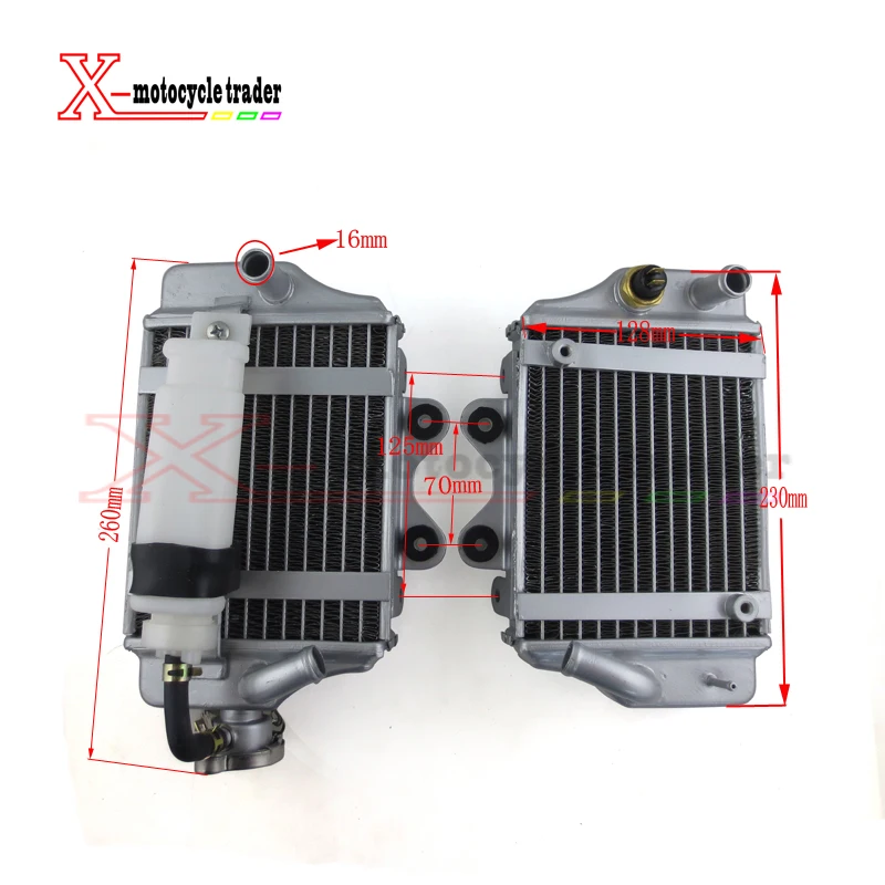 150cc 200cc 250cc zongshen loncin lifan радиатор двигателя мотоцикла с водяным охлаждением xmotos apollo аксессуары для водяного бокса