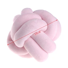 Детские Мультяшные шаровые подушки с узлом, детские куклы для спокойного сна, игрушки для украшения кровати, комнаты, реквизит D08C