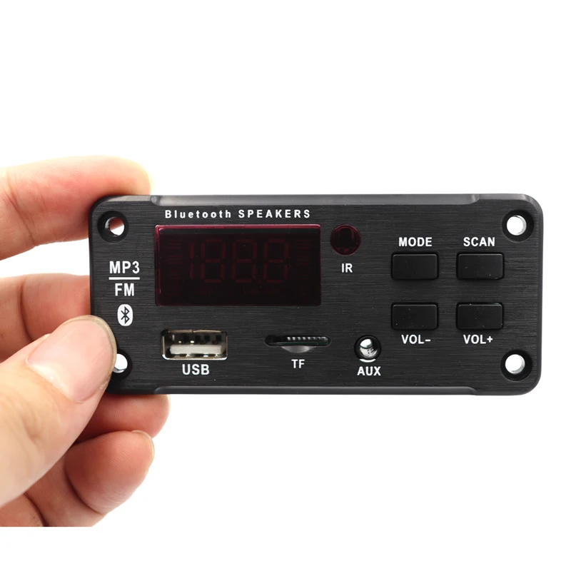 Bluetooth 5,0 Автомобильный MP3 декодер аудио Плата DC 12 В USB источник питания WMA WAV FLAC APE формат TF FM Радио MP3 плеер дистанционное управление