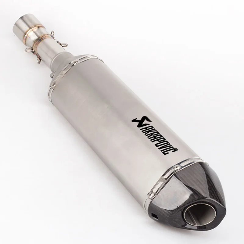 Мотоцикл изменение Akrapovic выхлопная труба средней секции для F650GS F800GS F700GS F800R