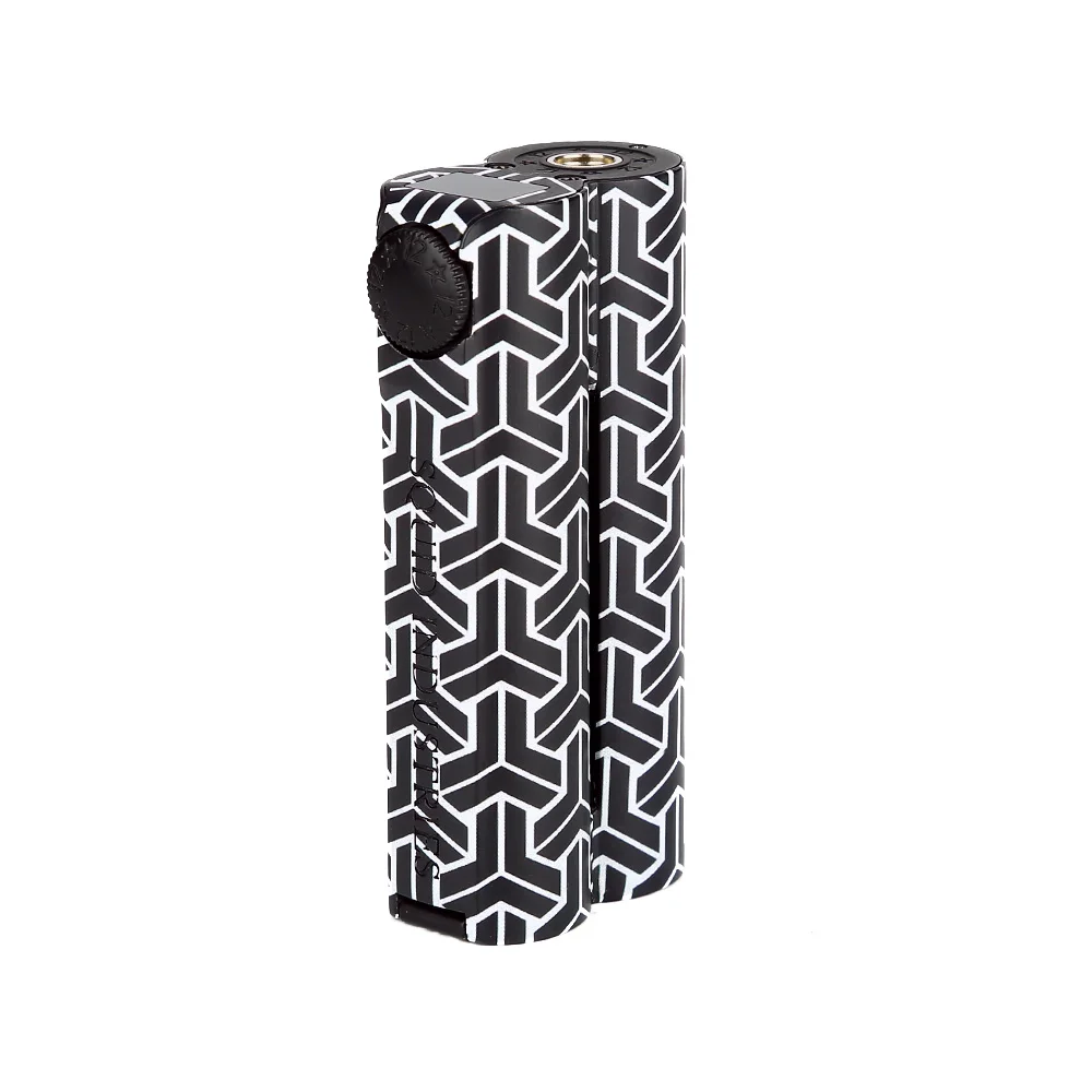 Heavengifts Squid Industries Double Barrel V3 150W VW MOD with Flat Top OLED Display No Battery Double Barrel Box Mod VS Drag 2 - Color: Samurai