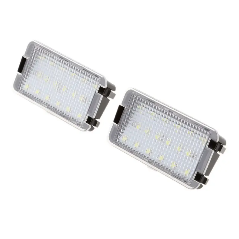 2 шт. 18 Led супер яркие огни номерного знака для Seat Ibiza Leon Toledo Ⅲ