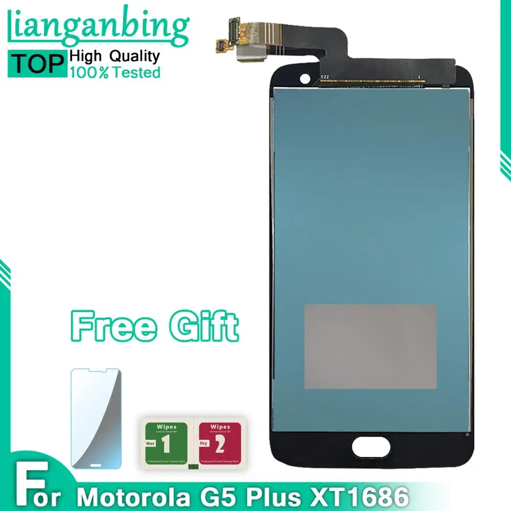 

New 100% Working LCD Display Touch Screen Digitizer Assembly Replacement For Motorola Moto G5S Plus XT1802 Xt1803 XT1805 Xt1086